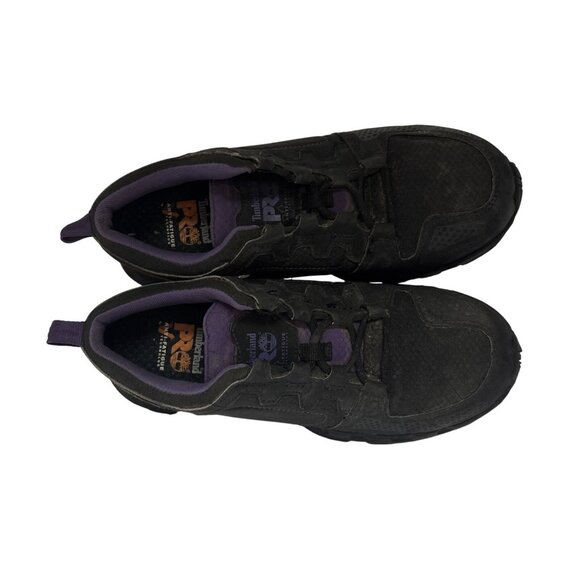 Timberland PRO Women’s Powertrain EV Comp Toe Work Shoes TB0A66T7ECS Black 10W - Picture 8 of 10